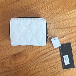 White Quilted Women's Wallet
